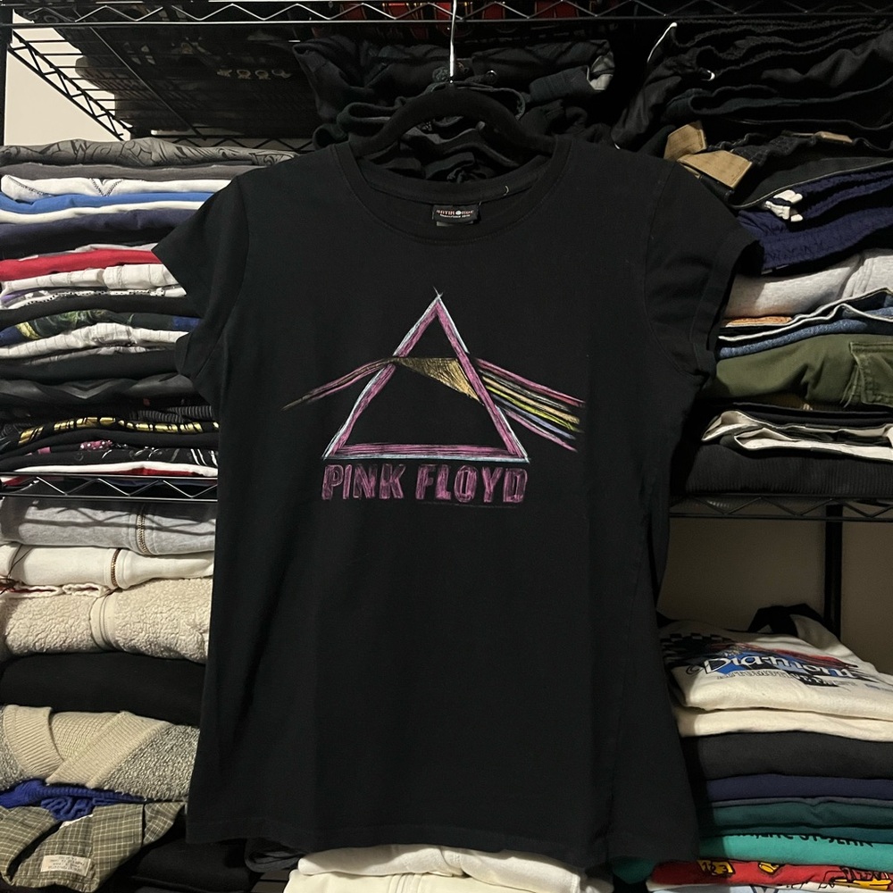 2009 Pink Floyd Women's Black Graphic Tee